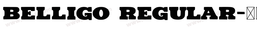 Belligo Regular字体转换
